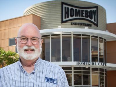 Father Greg Boyle picture at Homeboy